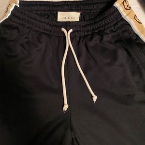 Gucci loose technical jersey jogger pants
